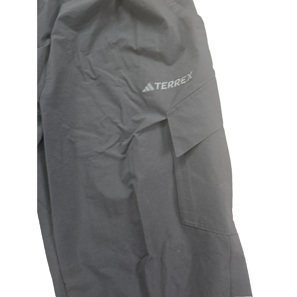 Adidas Terrex Men's Size Large Cargo Pants Hiking Black UPF 50+ NWT